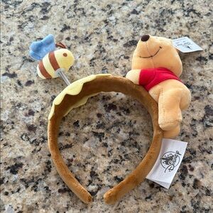 Disney Winnie the Pooh Plush Headband with Bee